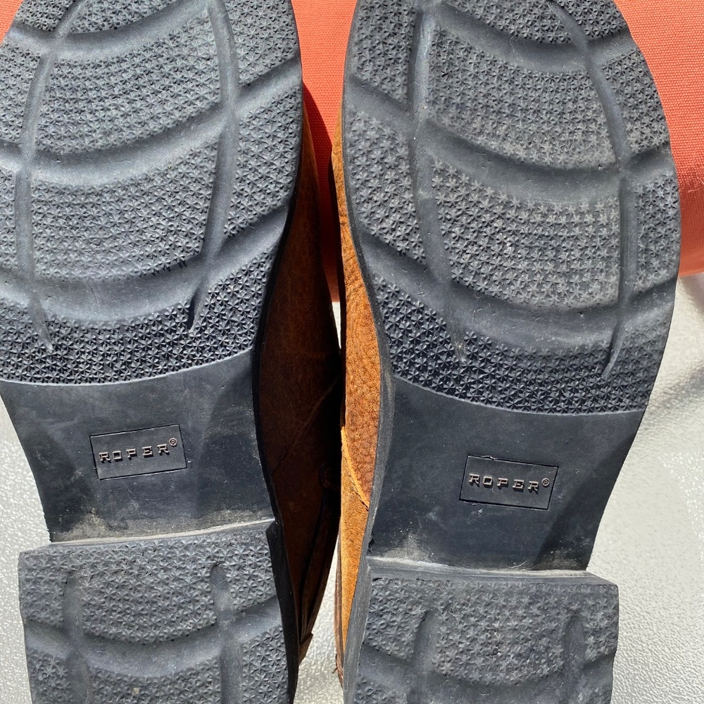 Women’s leather clogs from Roper - Picture 3 of 4